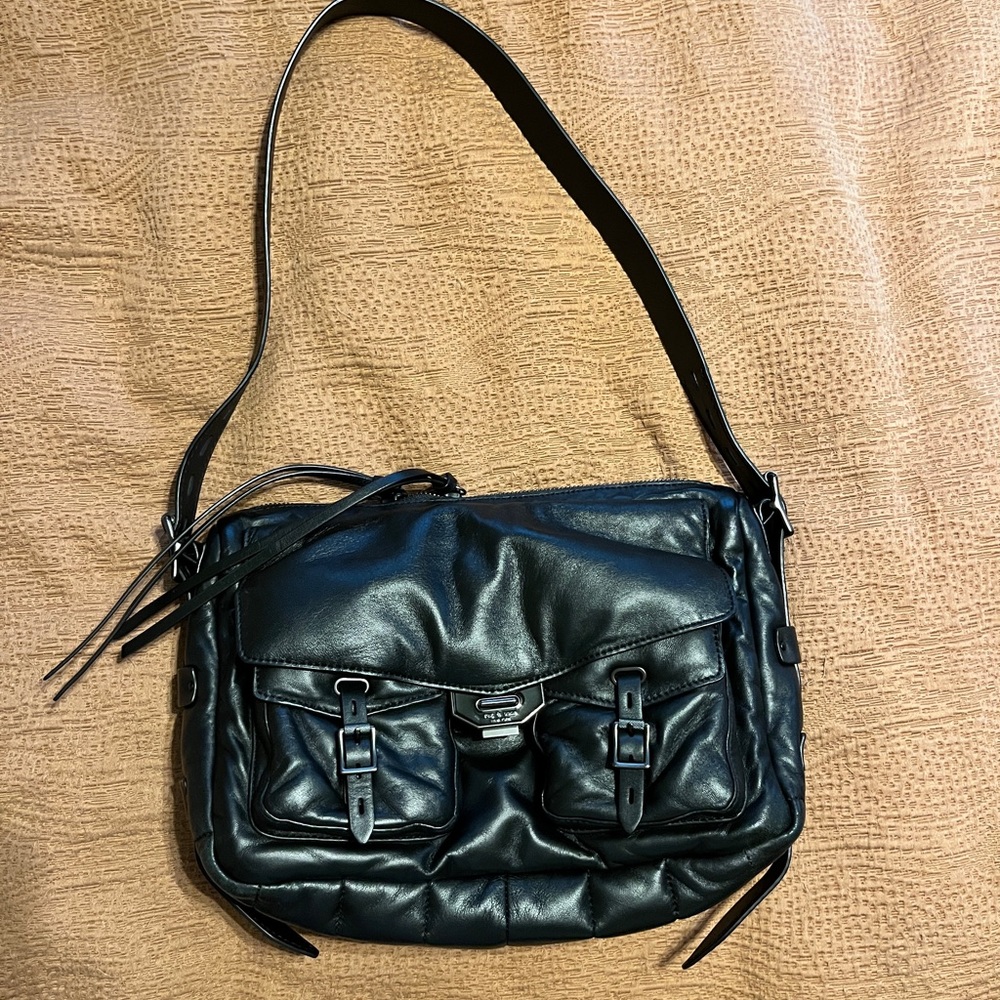 Rag & Bone Field Messenger Puffer Leather